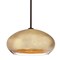 Besa Lighting Brio 14 Cord Pendant, Gold Foil, Bronze Finish, 1x75W Incandescent 1TT-4345GF-BR - alternate 1